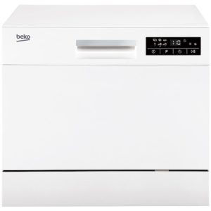 Masina de spalat vase compacta Beko DTC36610W, 6 seturi, 55 cm